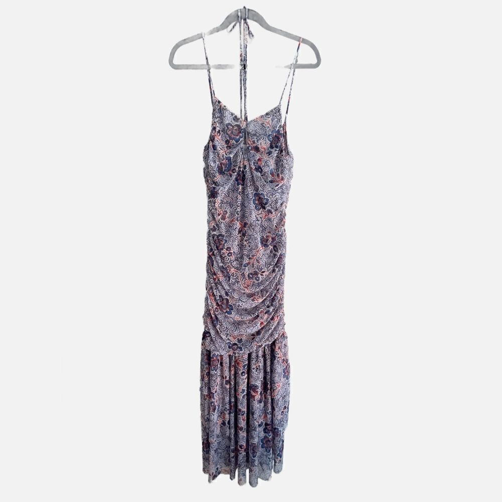 Anthropologie x Misa Los Angeles halter chiffon dress. Lux bohemian. Medium. NWT - Picture 3 of 11